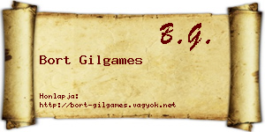 Bort Gilgames névjegykártya